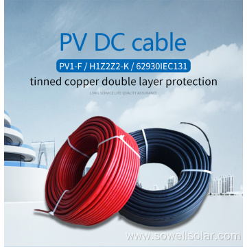 High purity Tinned copper single core solar cable